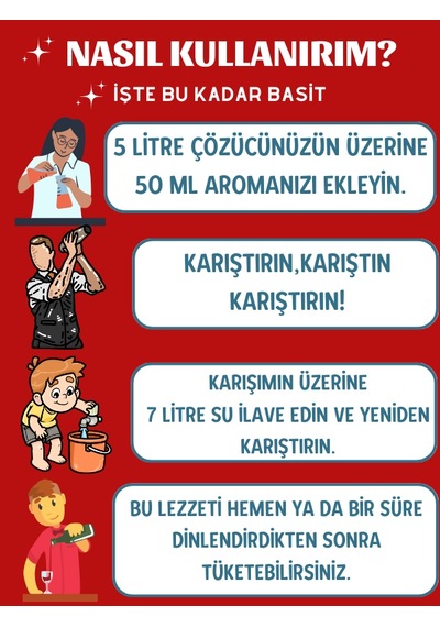 Sek Aroma Hazır Karışım Tahıl Kiti - Tahıl Aroması 10 x 50 ML