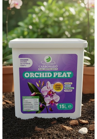 Orchid Peat 15 Litre Organik Orkide Yetiştirme Torfu
