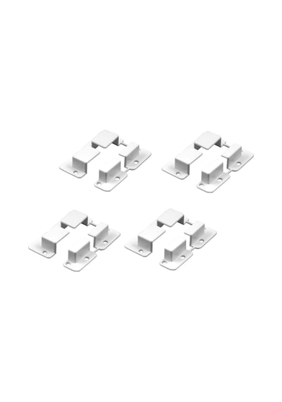 Sineklik Bağlama Papucu Sineklik Sabitleme 17 Mm X 25 Mm Sineklik Profilleri İçin 4 Adet Standart