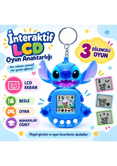 Stitch Mini Stitch Oyun Konsolu Çok Renkli