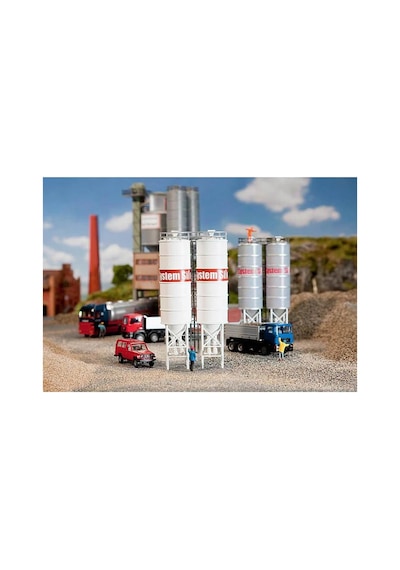 1/87 Endüstriyel Silo 2 Adet Maketi, Faller 130476