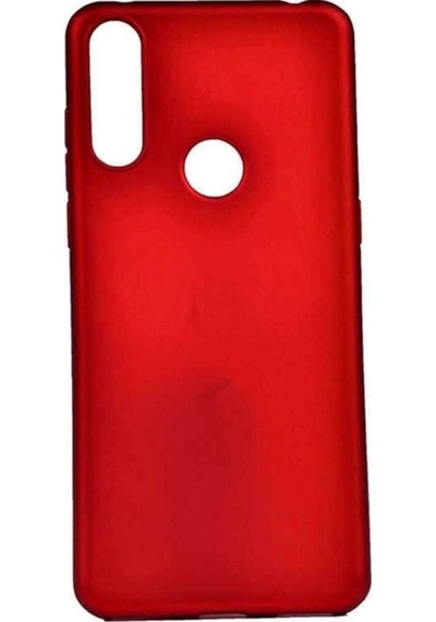 Alcatel 3x 2019 Kılıf Zore Premier Silikon Kapak Kırmızı
