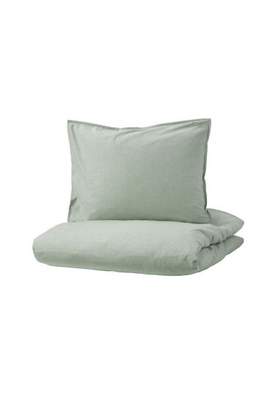 Ikea Bergpalm Çift Kişilik Nevresim Takımı 220 X 240 Cm Yeşil
