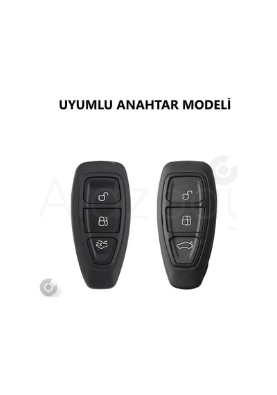 Ford Focus Fiesta Mondeo Kuga C Max B Max S Max Transit Tpu Anahtar Kılıfı Beyaz