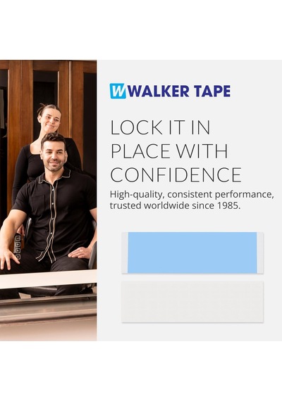 Walker Tape Lace Front Protez Saç Bandı Düz 1 X 3 2,5 X 7,5 Cm 36 Adet Genel