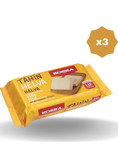 Sade Helva 500 Gr. - 3 Adet
