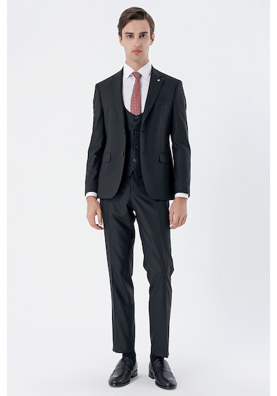 İmza Siyah Mono Yaka Çift Yırtmaç Yelekli 6 Drop Slim Fit Dar Kesim Basic Takım Elbise 1001240186-siyah Siyah İmza Siyah Mono Yaka Çift Yırtmaç Yelekli 6 Drop Slim Fit Dar Kesim Basic Takım Elbise 1001240186-siyah Siyah