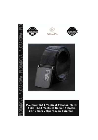 Floranova Premium 5.11 Tactical Palaska Metal Toka- 5.11 Tactical Kemer Palaska Zorlu Görev Operasyon Ekipmanı Çok Renkli