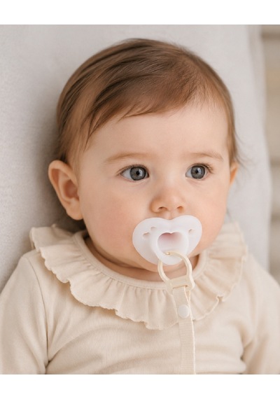 Tgm Baby Ultra Premium Silikon Kalpli Emzik Plus Beyaz - Krem