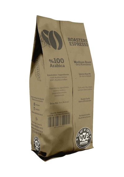 Ozeline Kahve Royal Ve Roasters Espresso Kahve Seti 2'li 250g Öğütülmüş Diğer