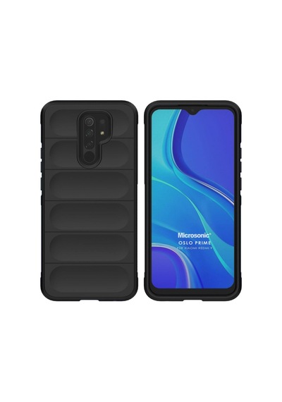Xiaomi Redmi 9 İçin Kılıf Oslo Prime Siyah Redmi 9 İle Uyumlu Kılıf - Siyah