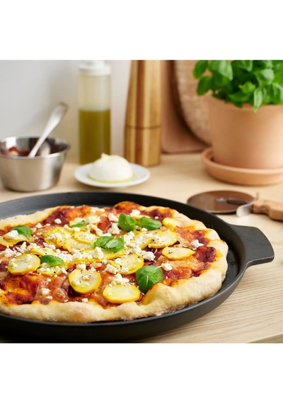 Ikea Havstulpan Dökme Demir 35 Cm Pizza Tepsisi Siyah