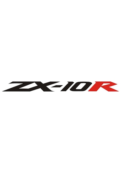 Kawasaki ZX10 R Çift Renk Sticker Etiket Modeli