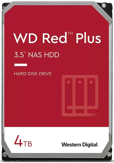 Wd WD40EFPX 3.5" 4 TB 5400 RPM Sata 3 Red Plus 256 MB Sata HDD