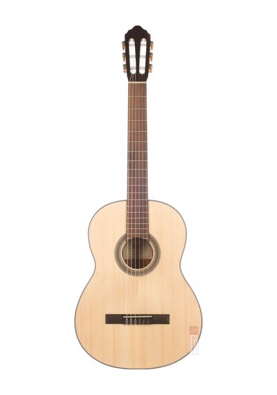 Cort Ac200Op Klasik Gitar, Open Pore, Masif Ladin Kapak