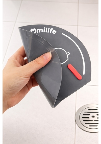 2 Adet Gri Renk Silikon Gider Kapağı Koku Önleyici Lavabo Banyo Mutfak Gider Tıkacı