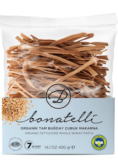 Bonatelli Vegan Tam Buğday Çubuk Makarna 400 G