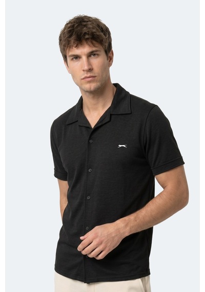Slazenger Katelın Erkek Siyah Gömlek