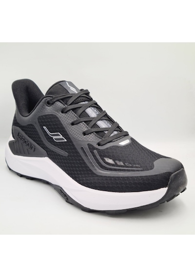 Lescon Mıura 4 Siyah Beyaz Erkek Sneaker Spor Ayakkabı Siyah