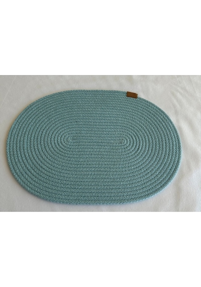 Jüt Amerikan Servis Sofra Altlığı, Masa Dekoru Supla Oval 30x40 8li Mint
