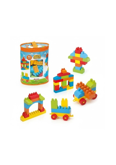 Dede Multi Blocks 92 Parça Eğitici Oyuncak Renkli Blok Seti 18 Ay+