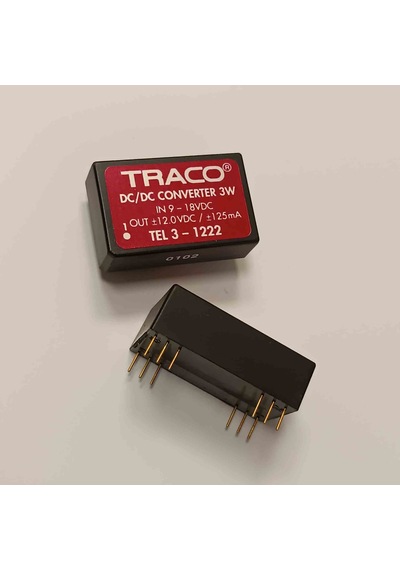 Tel3-1222 Dc/dc Konvertör 3w In 9v-18v Out 12v