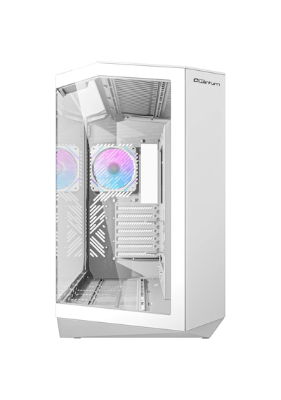 Quantum Gaming Proxima Beyaz 4 Adet Argb Fan 390mm Vga Temperli Cam Ve Type-c Bağlantılı 850w Beyaz Gaming Kasa