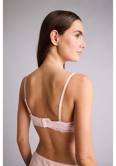 Defacto Dantel Detaylı Çıkarılabilir Kap Çıkarılabilir Pedli Balensiz Açık Pembe Bralet G7762ax26sppn648 Pembe-pn648