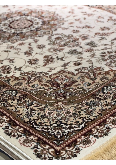 Asaryün Halı Ipek H3809c Krem Bej İpeksi Geleneksel Renkli Göbekli Klasik Desen Salon Halısı Modern Renkli Asaryün Halı Ipek H3809c Krem Bej İpeksi Geleneksel Renkli Göbekli Klasik Desen Salon Halısı Modern Renkli