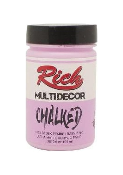 Rich Multi Decor Chalked Akrilik 100Cc Bebek Pembe 4522