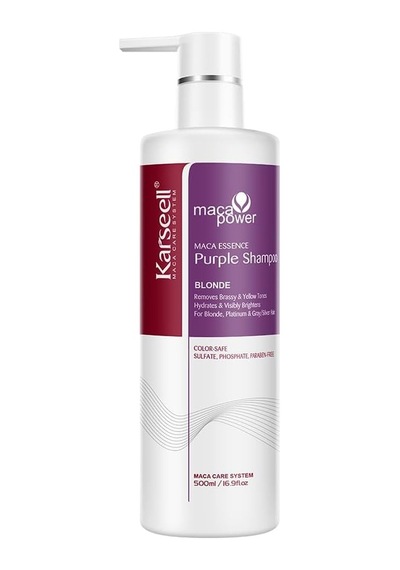 Özlü Blonde Turunculaşma Karşıtı Purple Mor Şampuan 500 Ml Beyaz