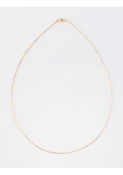 Jimmy Key Karışık Balıksırtı Zincir Formlu Choker Kolye 6ww429333999