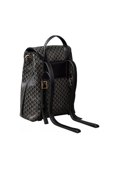 Calvin Klein Kadın Emblem Aop Mini Sırt Çantası-14748 Siyah
