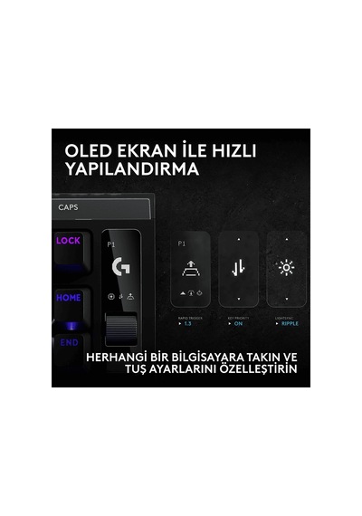 Logıtech G Pro X2 Rapid Tkl Kablolu Oyuncu Klavyesi Analog - Us Layout Siyah