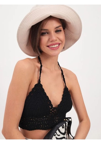 Fashion Cocktail Astarlı Tığ Işi Bohem Plaj Sahil Beach Bikini Büstiyer Astarlı Siyah Siyah Fashion Cocktail Astarlı Tığ Işi Bohem Plaj Sahil Beach Bikini Büstiyer Astarlı Siyah Siyah