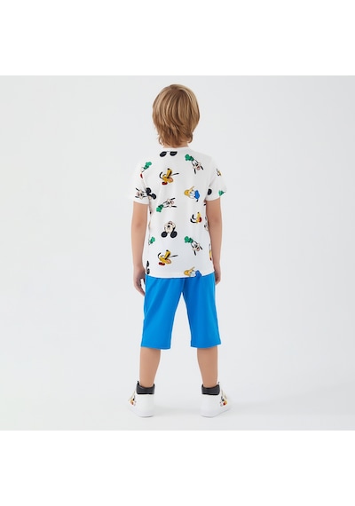 Mickey Mouse D4795-3 Çocuk  Krem Alt Üst Takım