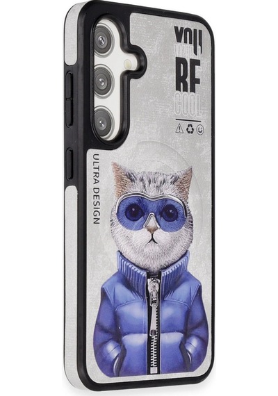 Samsung Galaxy S24 Fun Magsafe Kapak - Titan Gri-2