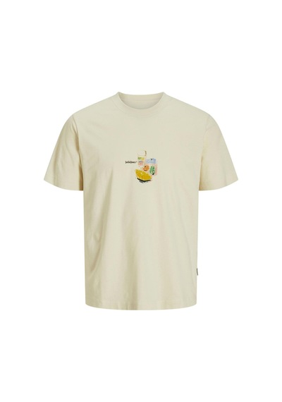 Jack & Jones 12273162 Jorvarenna Tee Ss Crew Neck Ekru Ekru