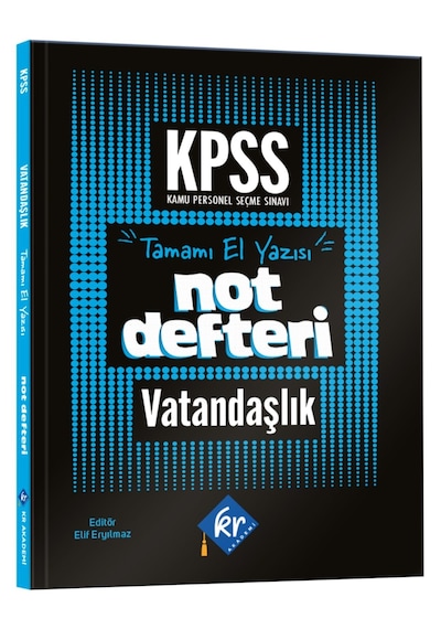 2026 Önlisans- Lise KPSS Vatandaşlık Konu Anlatımlı Not Defteri KR Akademi Yayınları