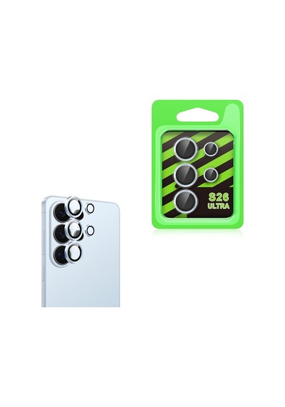 Vendas Samsung Galaxy S26 Ultra Uyumlu Zore Cl-07 Kamera Lens Koruyucu Mavi
