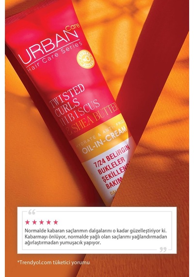Twisted Curls Hibiscus & Shea Butter Durulanmayan Bakım Kremi 175 Ml