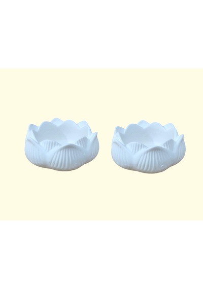 Lotus Çiçeği Şeklinde Dekoratif Mumluk