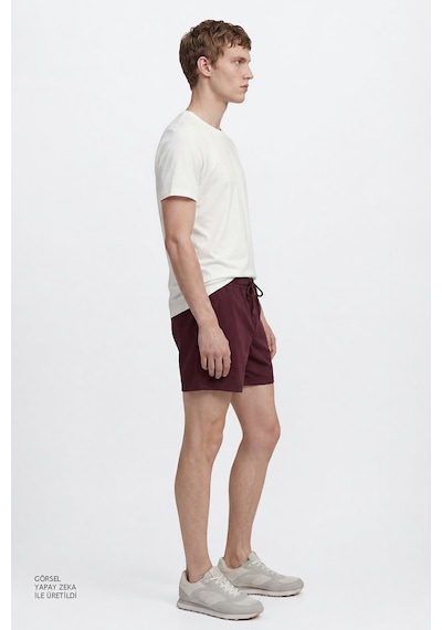 AC&Co / Altınyıldız Classics Erkek Bordo Pamuklu Rahat Nefes Alabilen 2 İplik Cepli Örme Standart Fit Normal Kesim Şort Bordo AC&Co / Altınyıldız Classics Erkek Bordo Pamuklu Rahat Nefes Alabilen 2 İplik Cepli Örme Standart Fit Normal Kesim Şort Bordo
