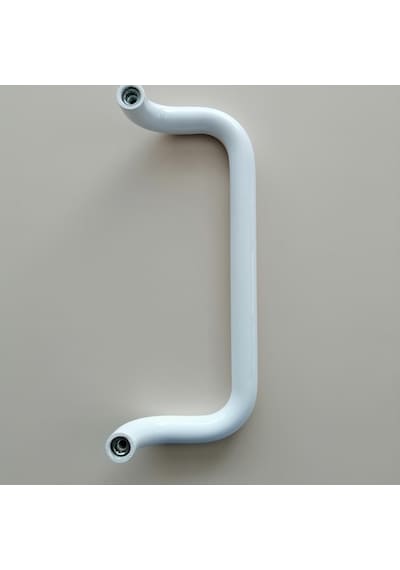 30 Cm Lik Alüminyum Kıvrık Kol Beyaz Delik Merkez Arası 27 Cm