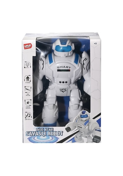 27115 Kumandalı Disk Atan Süper Robot -birliktoys