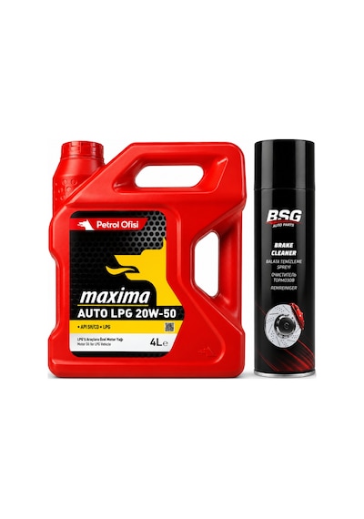 Petrol Ofisi Maxıma Auto Lpg 20w-50 4 Litre + Balata Spreyi 500 ML