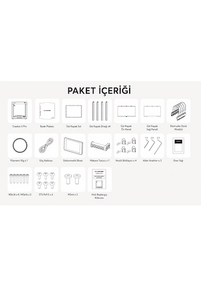 Flashforge Creator 5 Pro 3d Yazıcı