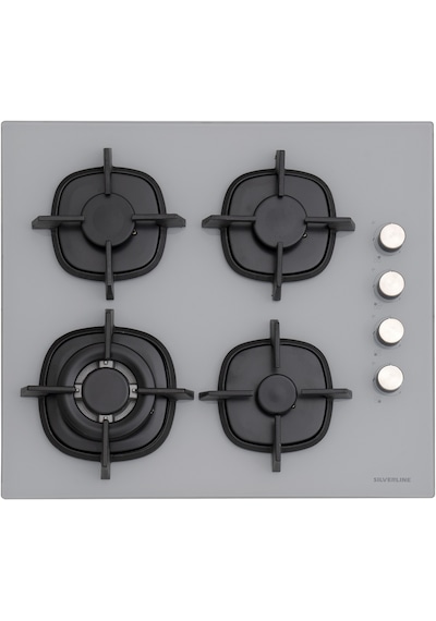 Silverline BO6502S02 - CS5429S01 - 3457 Soho 60 CM Gri Cam Ankastre Set