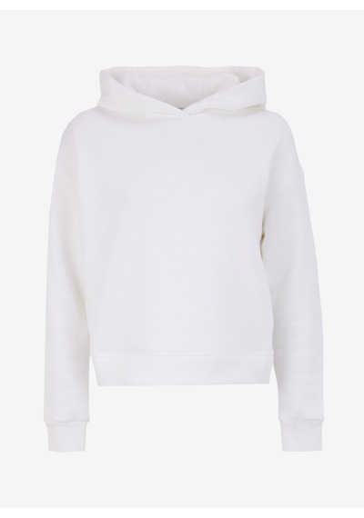 Mustang Ekru Kadın Kapüşon Loose Fit Düz Sweatshirt M4wl-swt-1936