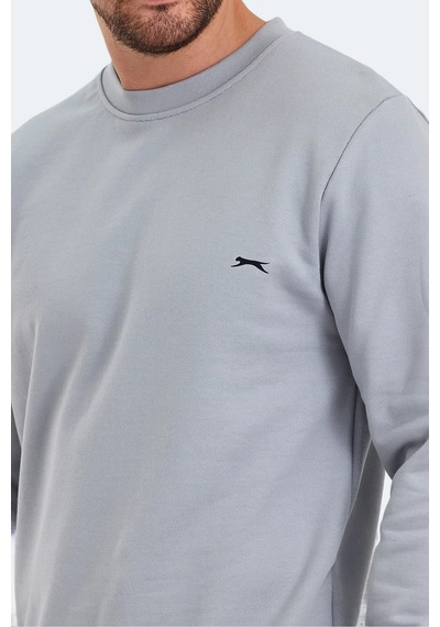 Slazenger Konnor In Erkek Gri Sweatshırt Gri